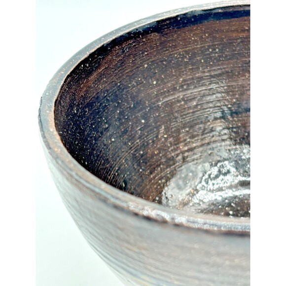 Firewood Kiln Glaze‎ Stoneware Snack Bowls Set of 3 Wheel Thrown Studio Art - Picture 13 of 16